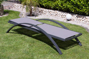 Sonnenliege Gartenliege DONNA aus Aluminium Lehne 4 Fach verstellbar