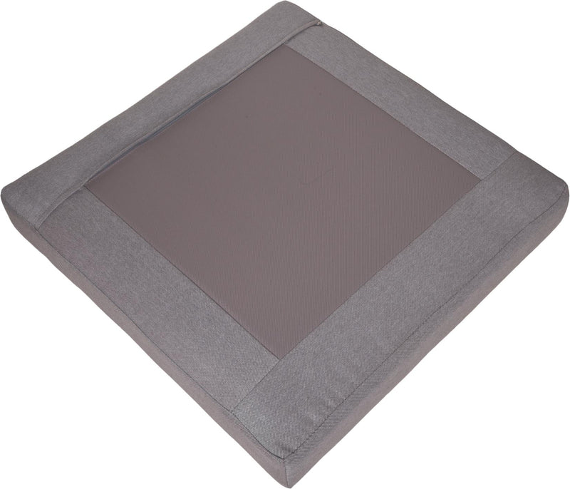 Garten Lounge Gruppe CELIA 4-tlg Alu hellgrau Polyester taupe