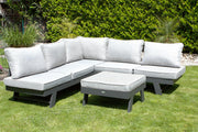 Garten Ecksofa DONNA Gartensofa Lounge Set 3tlg inkl. Polster