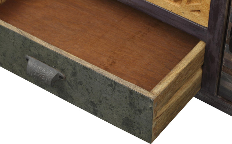 Regal TOBOL aus Mango Akazie MDF FSC Recycled