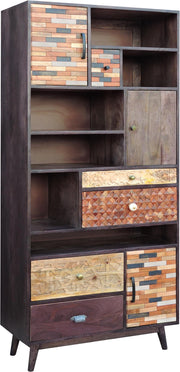 Regal TOBOL aus Mango Akazie MDF FSC Recycled