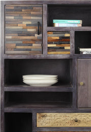 Regal TOBOL aus Mango Akazie MDF FSC Recycled