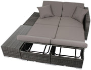 Garten Sitzgruppe Lounge Set ALCUDIA - Geniale Variable Gartengruppe