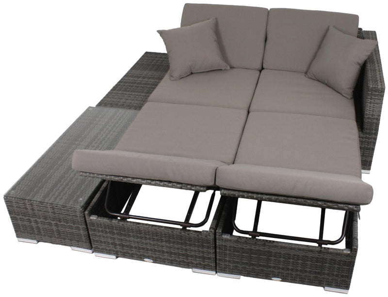 Garten Sitzgruppe Lounge Set ALCUDIA - Geniale Variable Gartengruppe