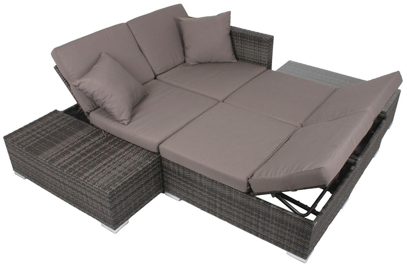 Garten Sitzgruppe Lounge Set ALCUDIA - Geniale Variable Gartengruppe