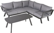 Garten Lounge-Gruppe Sitzgruppe AURELIA inkl. Auflagen und Tisch