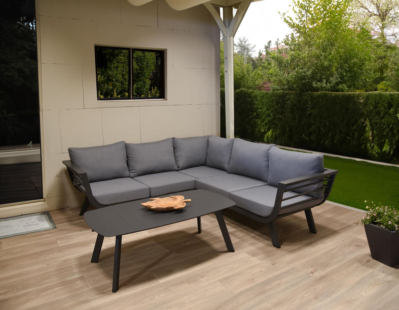 Garten Lounge-Gruppe Sitzgruppe AURELIA inkl. Auflagen und Tisch