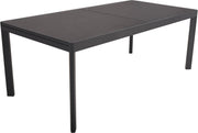 Garten Ausziehtisch NEREA Aluminium / Keramik-Tischplatte 200 x 100 cm