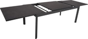 Garten Ausziehtisch NEREA Aluminium / Keramik-Tischplatte 200 x 100 cm