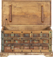 Truhentisch Couchtisch KALANKA 90 x 90 cm
