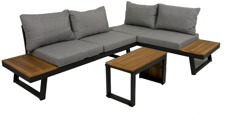 Garten Lounge- Gruppe Gartengarnitur Felice 3- teilig inkl. Kissen