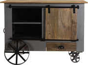 Barschrank Barwaagen mit Rollen RANCHI