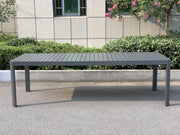 Alu Gartentisch Ausziehtisch AMIRA 195 x 100 cm ausziehbar auf 240 cm
