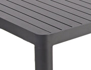 Alu Gartentisch Ausziehtisch AMIRA 195 x 100 cm ausziehbar auf 240 cm