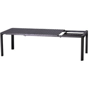 Alu Gartentisch Ausziehtisch AMIRA 195 x 100 cm ausziehbar auf 240 cm