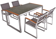 Garten Tischgruppe AVERNA 5-tlg. 1x Tisch und 4 x Stuhl