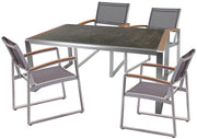 Garten Tischgruppe AVERNA 5-tlg. 1x Tisch und 4 x Stuhl