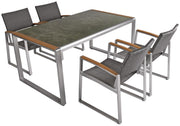 Garten Tischgruppe AVERNA 5-tlg. 1 x Tisch und 4 x Stuhl 305265