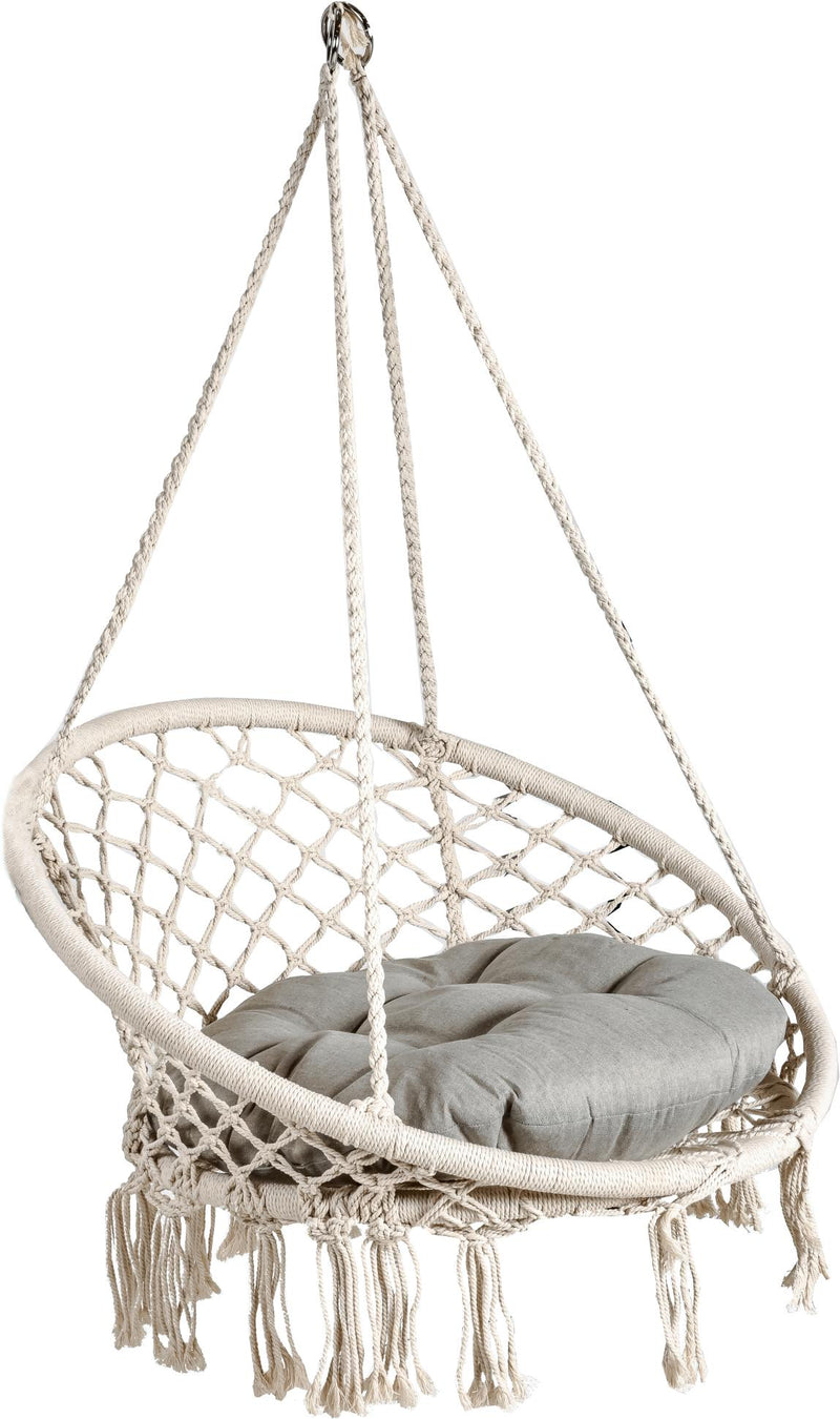 Hängesessel Schaukelsessel BARBUDA mit Kissen
