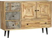 Sideboard Anrichte YAMUNA - recyceltes Holz Mango Akazie Teak