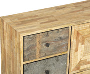 Sideboard Anrichte YAMUNA - recyceltes Holz Mango Akazie Teak