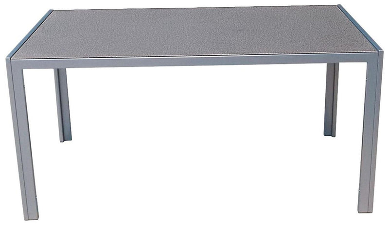 Garten Tischgruppe GRACE 5-tlg. 1 x Tisch 150 x 90 cm 4 x Stapelstuhl