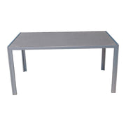 Garten Tischgruppe GRACE 5-tlg. 4 × Hochlehner + 1 Tisch 150 x 90 cm
