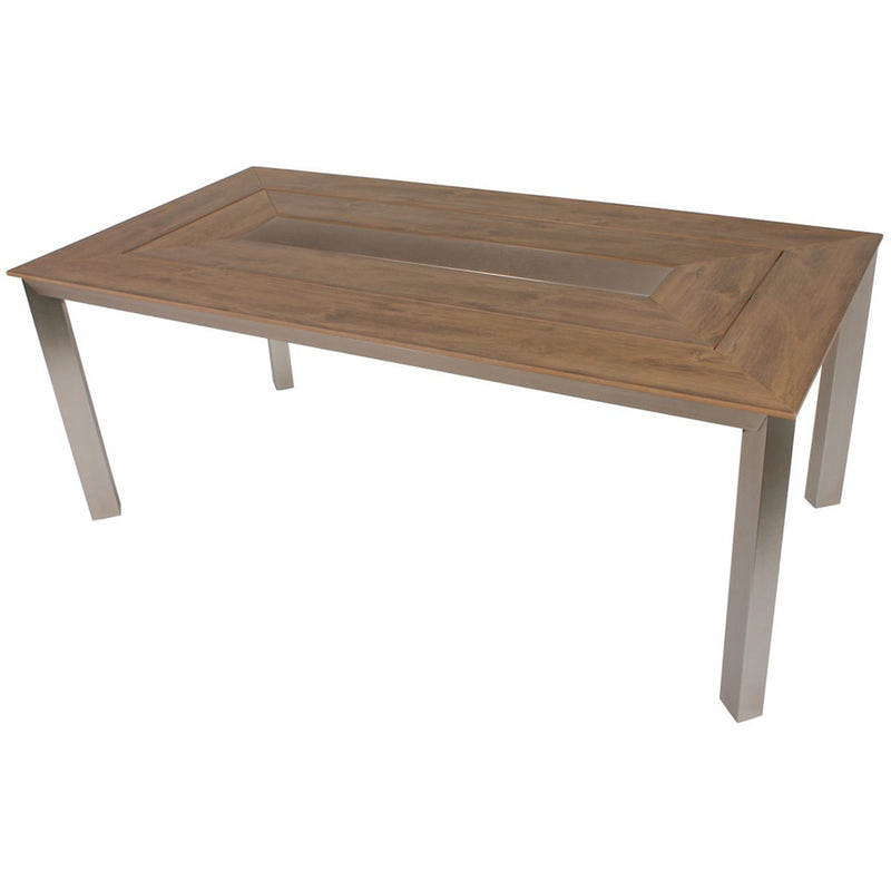 Garten Tischgruppe FLORENCE 5-tlg. mit Tisch und 4 × Stapelstuhl