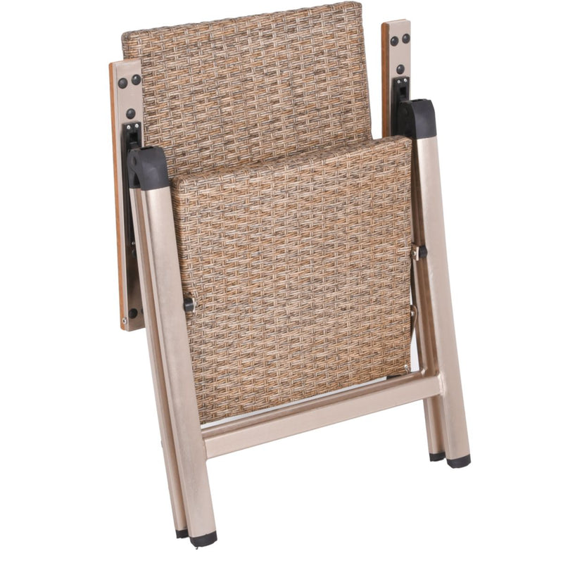 Garten Tischgruppe FLORENCE 5-tlg. mit Tisch und 4 × Hochlehner