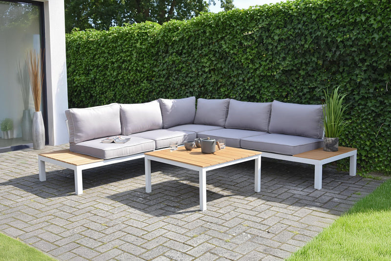 Moderne Garten Garnitur Lounge Set VALENTINA 4tlg.