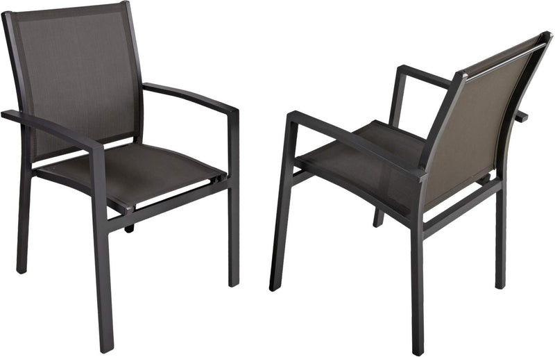 Garten Ausziehtisch Tischgruppe AMIRA 9-tlg. mit 8 x Stuhl ELENA 