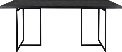 Esstisch CLASS BLACK mit Fischgrät Platte 220 x 90 cm von DutchBone