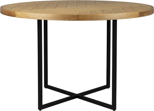 Esstisch CLASS EICHE mit Fischgrät Platte rund Ø 120 cm von DutchBone