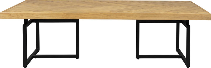 Couchtisch CLASS EICHE mit Fischgrät Platte 120 x 60 cm von DutchBone