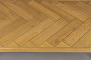 Couchtisch CLASS EICHE mit Fischgrät Platte 120 x 60 cm von DutchBone