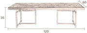 Couchtisch CLASS EICHE mit Fischgrät Platte 120 x 60 cm von DutchBone