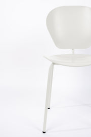 Stuhl THE OCEAN COCONUT MILK von Zuiver - 100% Ocean Plastik