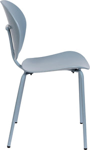 Stuhl THE OCEAN BLUE von Zuiver - 100% Ocean Plastik