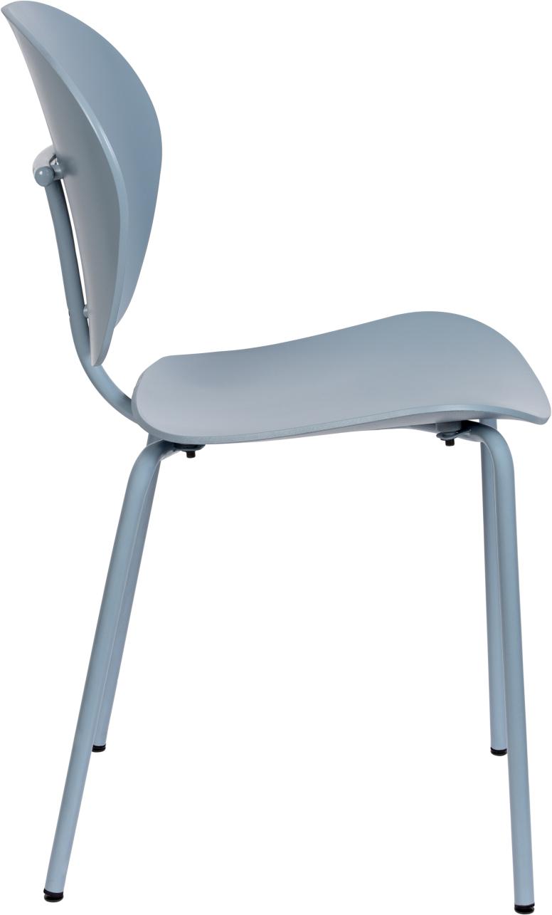 Stuhl THE OCEAN BLUE von Zuiver - 100% Ocean Plastik