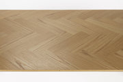 Esstisch FABIO Eiche Fischgrätmuster furniert 160 x 80 cm