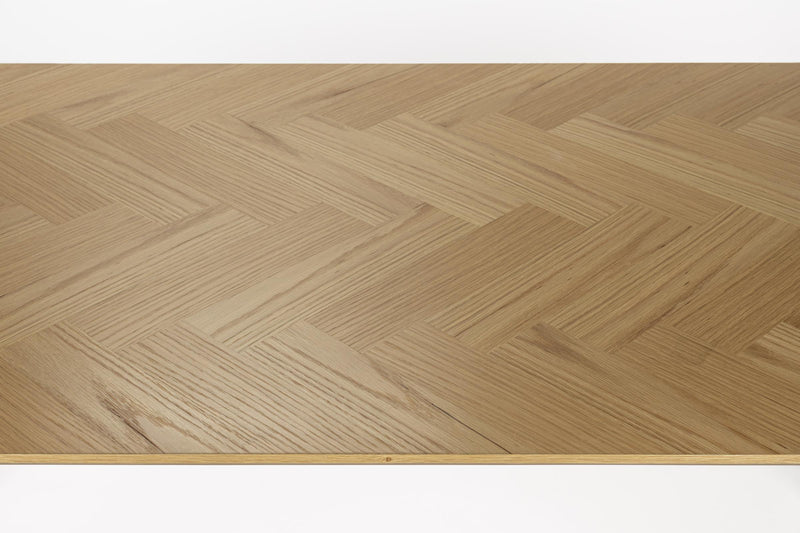 Esstisch FABIO Eiche Fischgrätmuster furniert 180 x 90 cm