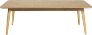 Couchtisch FABIO NATURAL Eiche im Fischgrätmuster furniert 120 x 60 cm