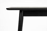 Couchtisch FABIO BLACK Eiche im Fischgrätmuster furniert 120 x 60 cm