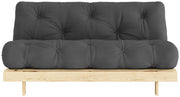 Schlafsofa ROOTS 160 cm Polster DARK GREY Klappsofa Gestell Kiefer