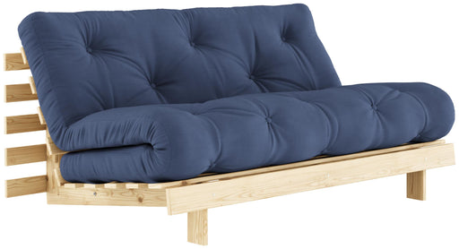 Schlafsofa ROOTS 160 cm Polster NAVY Blue Klappsofa Gestell Kiefer