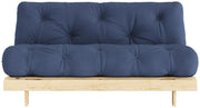 Schlafsofa ROOTS 160 cm Polster NAVY Blue Klappsofa Gestell Kiefer