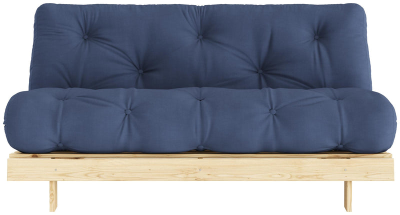 Schlafsofa ROOTS 160 cm Polster NAVY Blue Klappsofa Gestell Kiefer