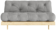 Schlafsofa ROOTS 160 cm Polster GREY Klappsofa Gestell Kiefer