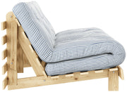 Schlafsofa ROOTS 160 cm Polster GREY Klappsofa Gestell Kiefer