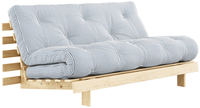 Schlafsofa ROOTS 160 cm Polster GREY Klappsofa Gestell Kiefer